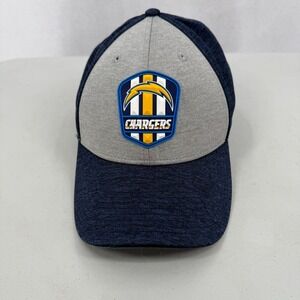 New Era 39Thirty Los Angeles Chargers NFL Stretch Fit Hat M/L Blue Gray Cap